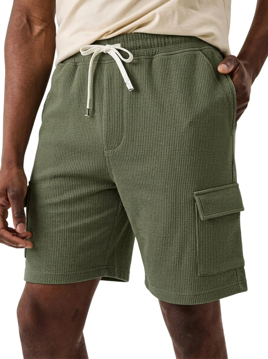 Knit Cargo Shorts