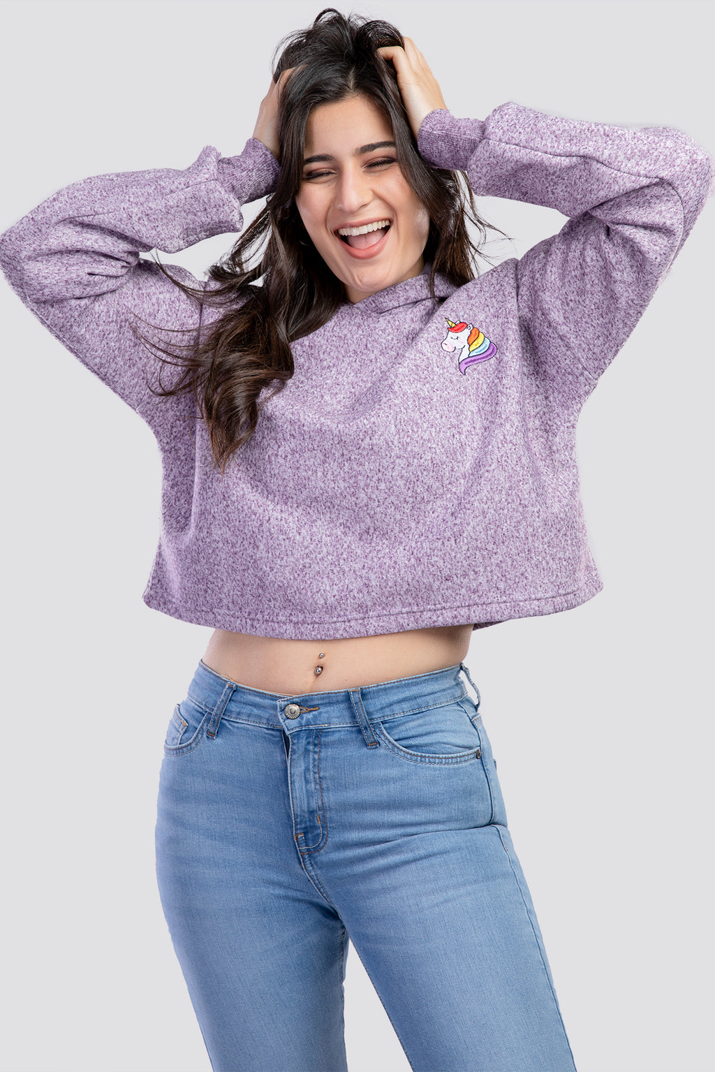 Purple unicorn hoodie