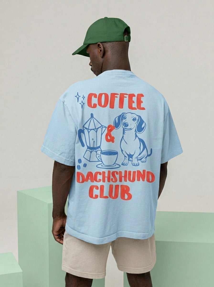 Coffe & Dachshund Club T-shirt