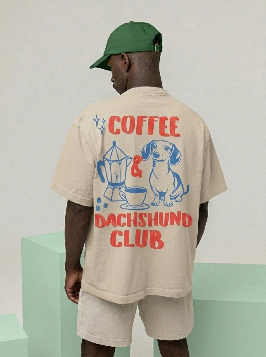 Coffe & Dachshund Club T-shirt