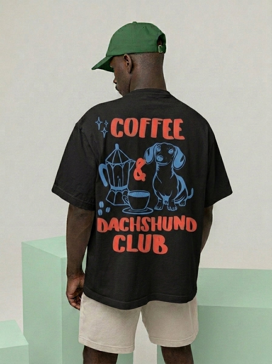 Coffe & Dachshund Club T-shirt