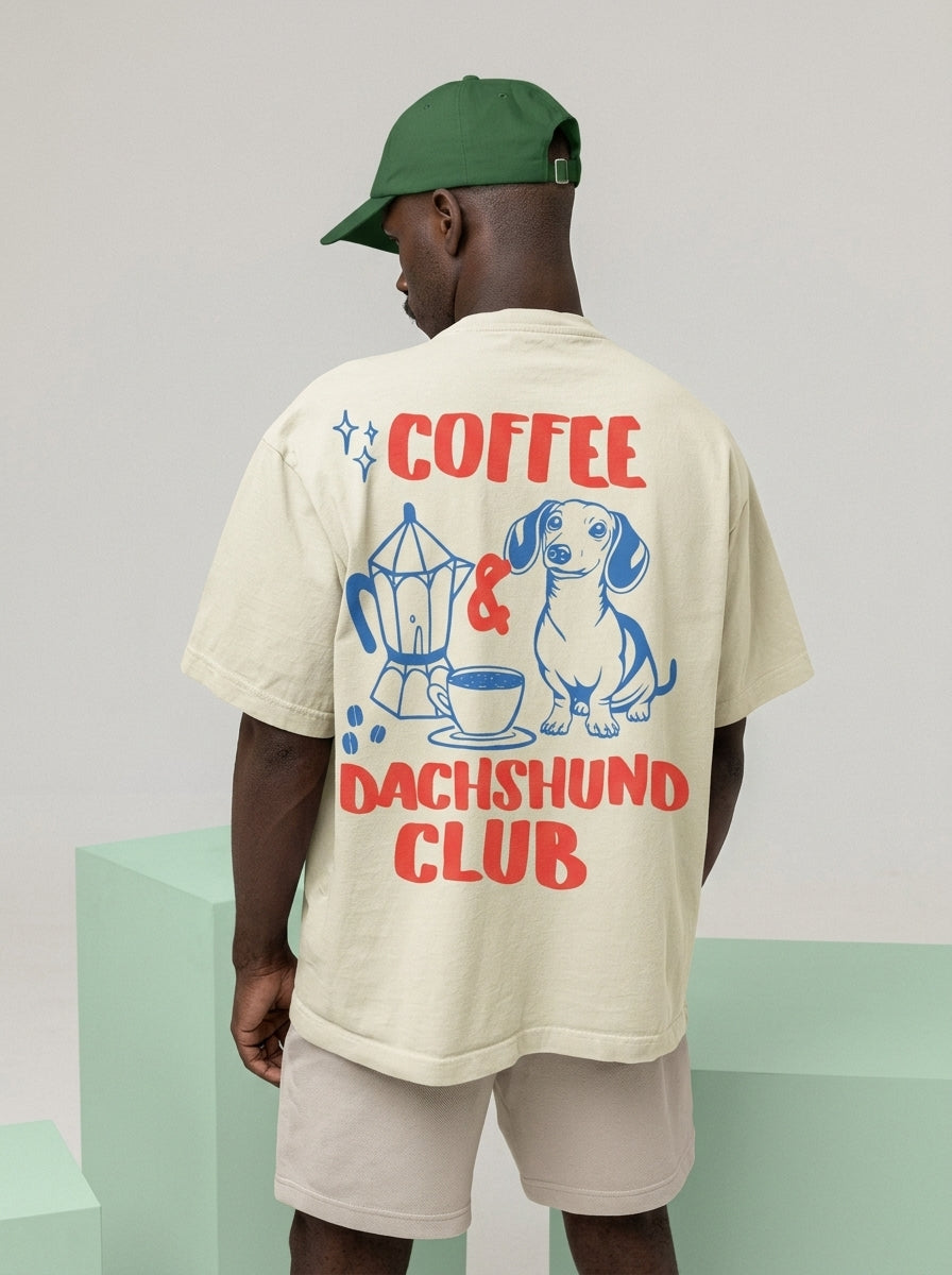 Coffe & Dachshund Club T-shirt